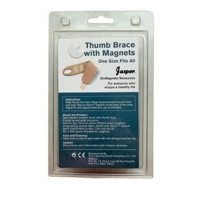 New Jasper Thumb Brace with Magnets OS Brown Carpal Tunnel Support Therapeutic